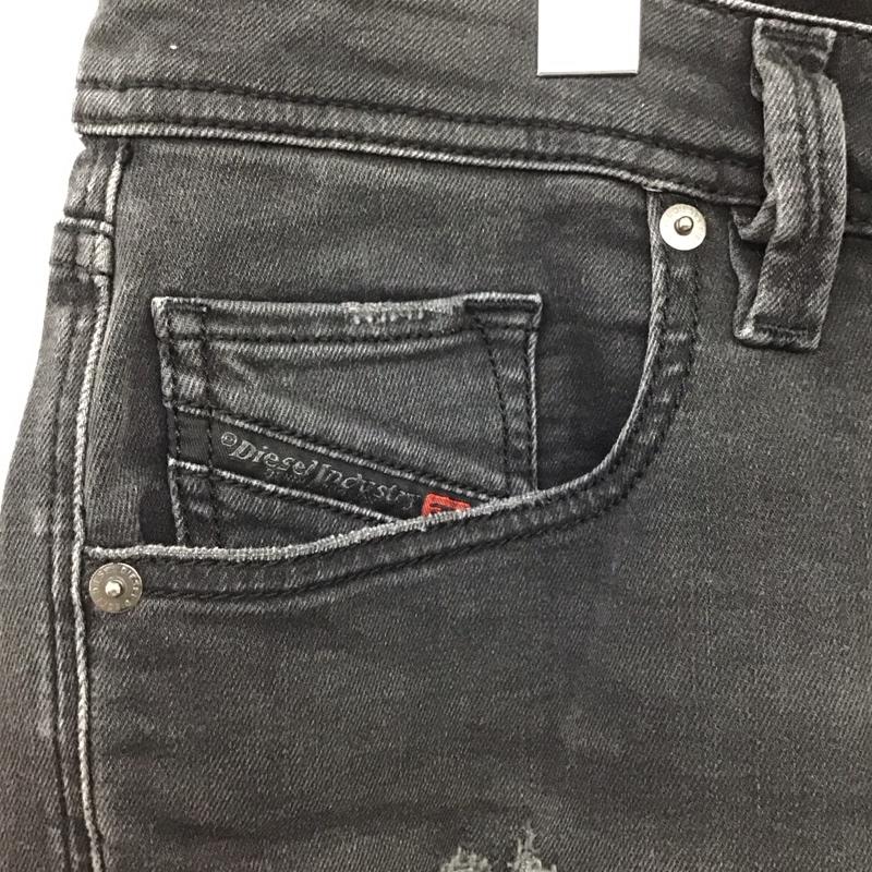 ディーゼル DIESEL パンツ デニム、ジーンズ デニムパンツ スリムパンツ ストレッチパンツ ジーンズ 34 無地 黒 / ブラック /  メンズ USED 古着 中古 10115620