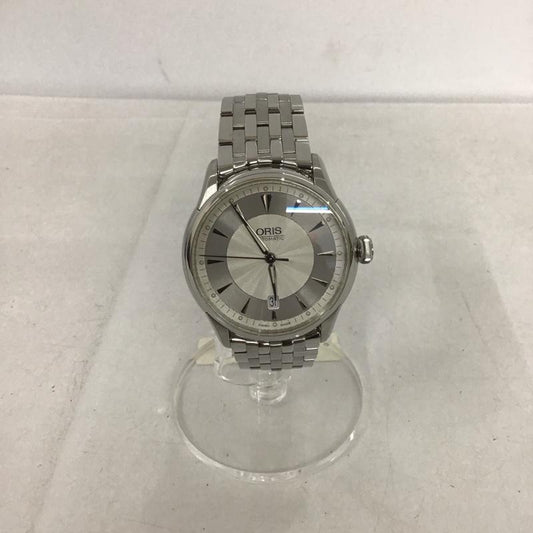 オリス ORIS 腕時計 アナログ（自動巻き） 7591 ロゴ、文字 銀 / シルバー /  メンズ USED 古着 中古 10135246