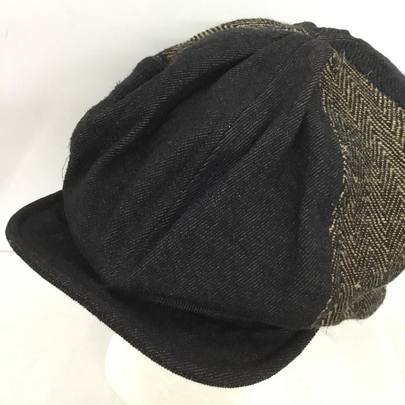 アミナ Amina 帽子 キャップ バクタCAP キャスケット ヘンプ ネパール ワンポイント 黒 / ブラック /  メンズ USED 古着 中古 10150006