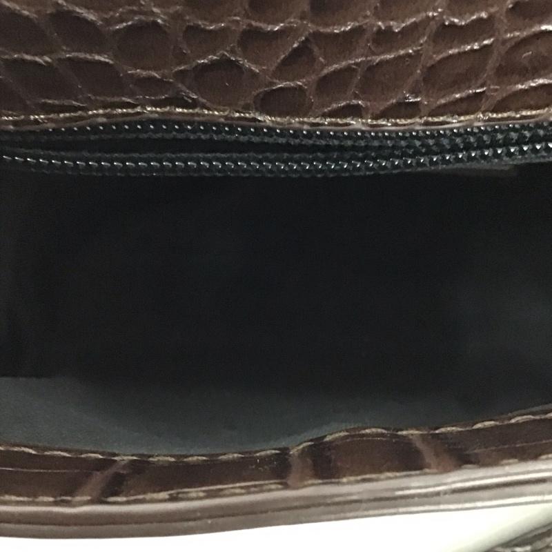 ザラ ZARA ショルダーバッグ ショルダーバッグ ミニバッグ アニマル柄 ダークブラウン / ダークブラウン /  レディース USED 古着 中古 10135274