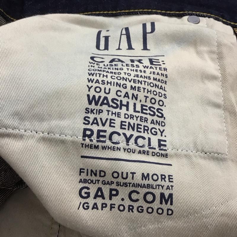 ギャップ GAP パンツ デニム、ジーンズ デニムパンツ ワイドパンツ カジュアルパンツ ストレッチパンツ 34 無地 インディゴ / インディゴ /  メンズ USED 古着 中古 10148578