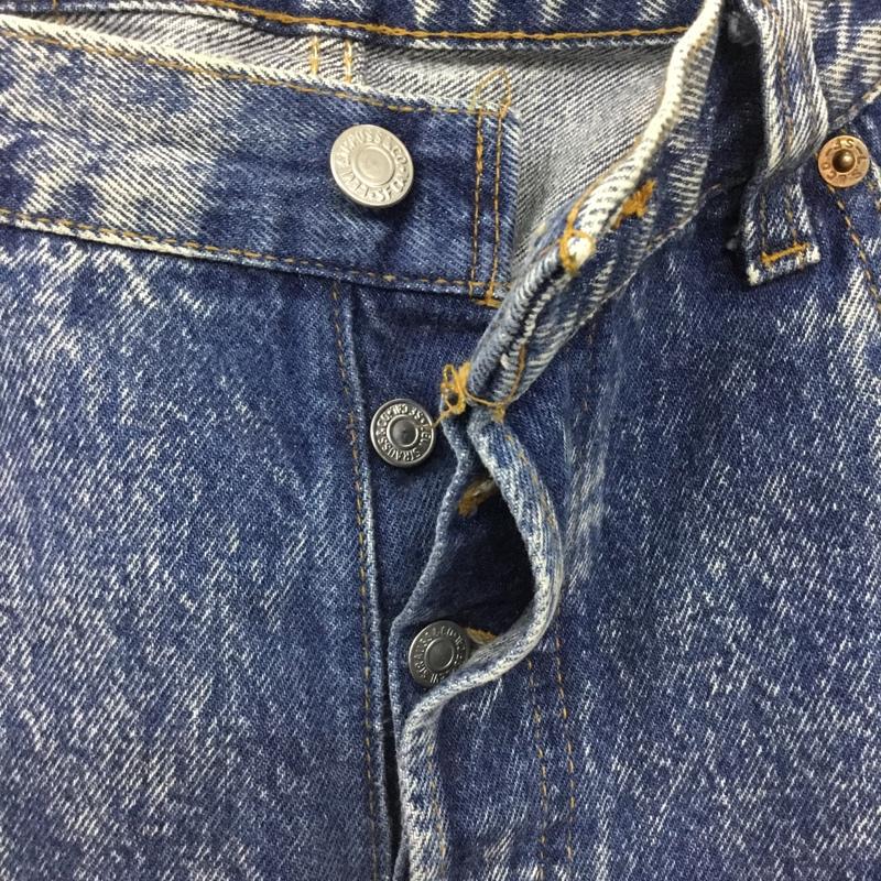リーバイストラウスアンドコー Levi Strauss & co. パンツ デニム、ジーンズ デニムパンツ ストレートパンツ ワイドパンツ カジュアルパンツ 80s usa製 501 36 無地 インディゴ / インディゴ /  メンズ USED 古着 中古 10109375