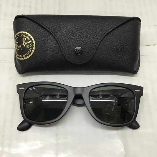 レイバン Ray-Ban めがね・サングラス サングラス RB2140F ORIGINAL WAYFARER CLASSIC ロゴ、文字 黒 / ブラック /  メンズ USED 古着 中古 10114310