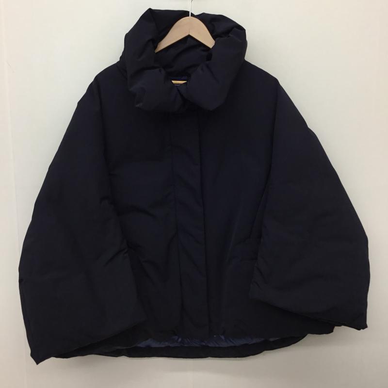 ユニクロ UNIQLO ジャケット、上着 ダウンジャケット UNIQLO＋J 3L 無地 紺 / ネイビー /  レディース USED 古着 中古 10144217