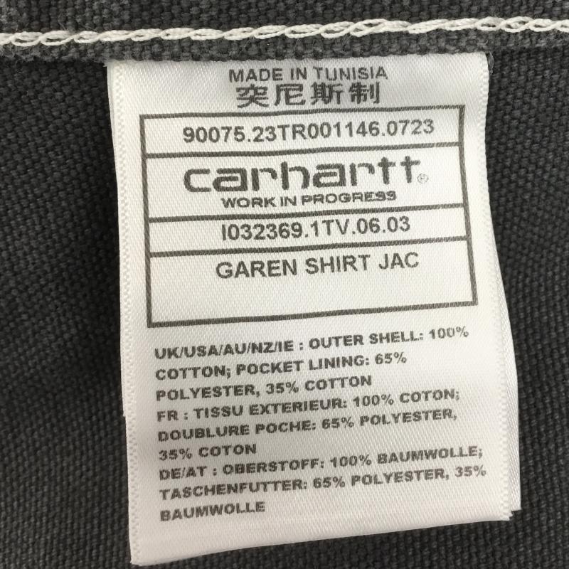 カーハートダブリューアイピー Carhartt WIP ジャケット、上着 ジャケット、ブレザー 23AW Garen Shirt Jacket Wax Blacksmith Stone Washed XXL 無地 X ワンポイント 灰 / グレー /  メンズ USED 古着 中古 10128858