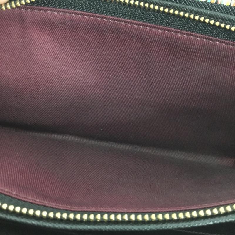 ポールスミス Paul Smith 財布 長財布 ラウンドファスナー ロゴ、文字 黒 / ブラック /  メンズ USED 古着 中古 10137151