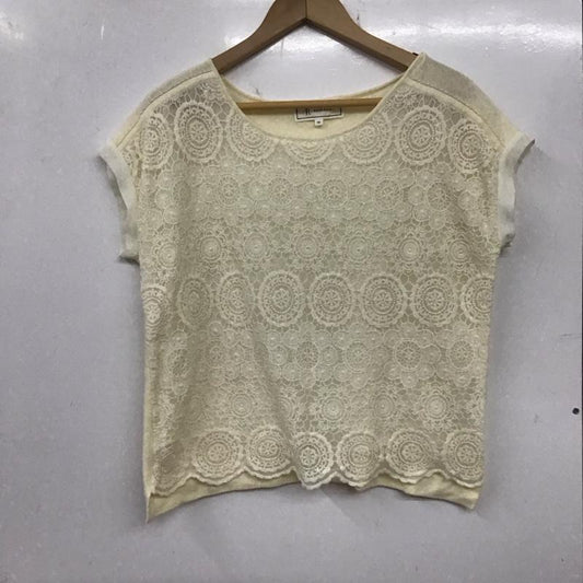 ロペピクニック ROPE  PICNIC カットソー 半袖 38 無地 白 / ホワイト /  レディース USED 古着 中古 10136902