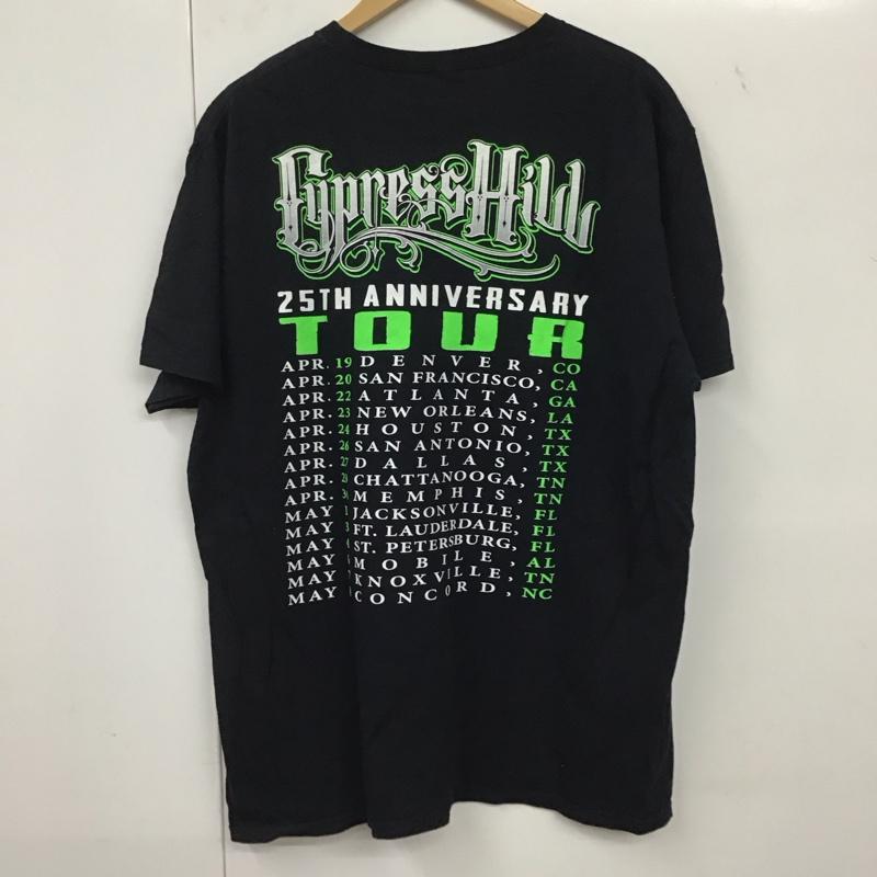 古着 USED Tシャツ 半袖 半袖カットソー プリントTシャツ クルーネックカットソー cypresshill XL プリント 黒 / ブラック /  メンズ USED 古着 中古 10134668