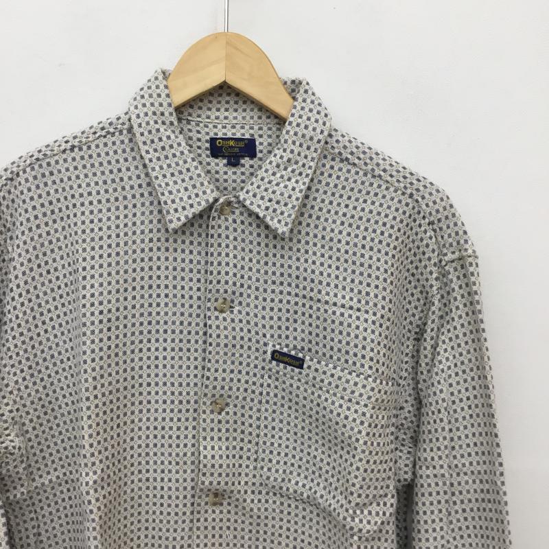 オシュコシュ OSHKOSH シャツ、ブラウス 長袖 L  アイボリー / アイボリー / X 紺 / ネイビー / X キャメル / キャメル /  メンズ USED 古着 中古 10134506