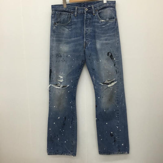 リーバイス Levi s パンツ デニム、ジーンズ 34インチ 総柄 青 / ブルー /  メンズ USED 古着 中古 10134250