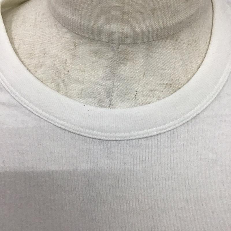 ディスイズネバーザット thisisneverthat カットソー 長袖 長袖カットソー プリントカットソー クルーネック S ロゴ、文字 白 / ホワイト /  メンズ USED 古着 中古 10126235