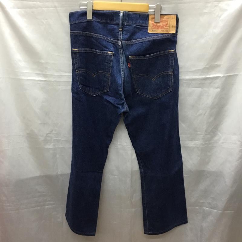 リーバイス Levi s パンツ デニム、ジーンズ 501 W33 L30 ボタンフライ 33インチ 無地 インディゴ / インディゴ /  メンズ USED 古着 中古 10116086