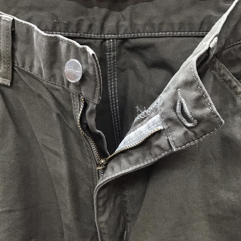 カーハート Carhartt パンツ ワークパンツ、ペインターパンツ ワークパンツ ワイドパンツ カジュアルパンツ 32インチ 無地 カーキ / カーキ /  メンズ USED 古着 中古 10116212