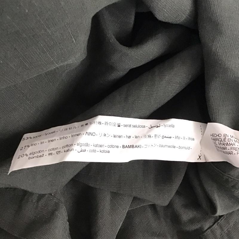 ザラ ZARA ジャケット、上着 ジャケット、ブレザー 5071 022 505 ロングコート M 無地 カーキ / カーキ /  レディース USED 古着 中古 10109454
