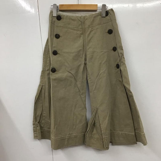 キャピタル KAPITAL ボトムス ボトムス ガウチョパンツ クロップド丈 XS 無地 ベージュ / ベージュ /  レディース USED 古着 中古 10113670