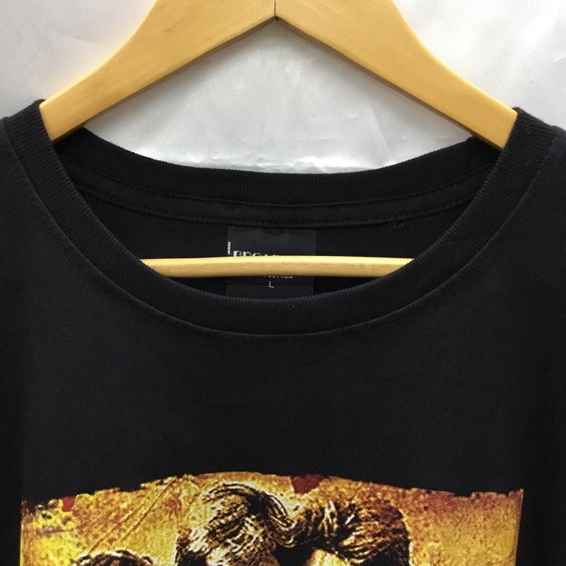 古着 USED Tシャツ 半袖 L プリント 黒 / ブラック /  メンズ USED 古着 中古 10108328