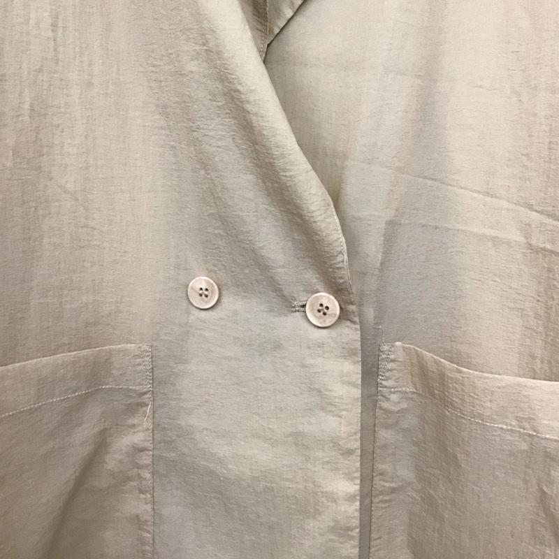 ダブルクローゼット w closet シャツ、ブラウス 長袖 長袖シャツ 無地シャツ カラーシャツ 無地 ベージュ / ベージュ /  レディース USED 古着 中古 10143834