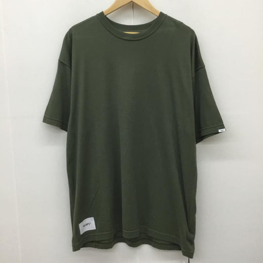ダブルタップス WTAPS Tシャツ 半袖 231ATDT-CSM29 23SS XL ロゴ、文字 緑 / グリーン /  メンズ USED 古着 中古 10134378
