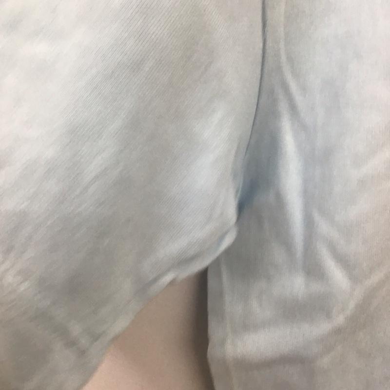 エロスティカ EROSTiKA Tシャツ 半袖 クルーネック コットン XL プリント 水色 / ライトブルー /  メンズ USED 古着 中古 10123377