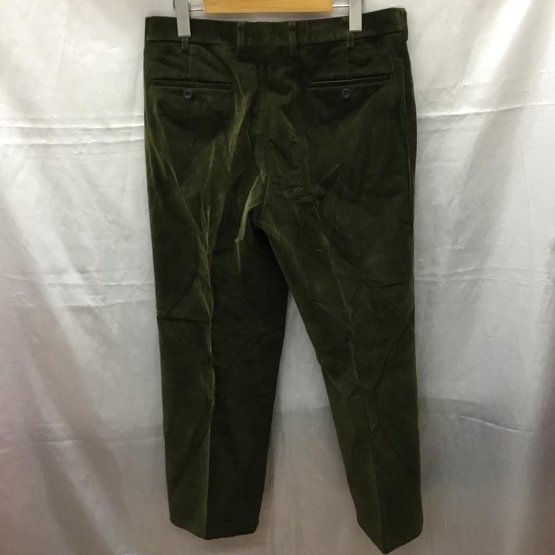 ブルックスブラザーズ BROOKS BROTHERS パンツ チノパン チノパン ワイドパンツ カジュアルパンツ ストレートパンツ コーデュロイパンツ 34 無地 緑 / グリーン /  メンズ USED 古着 中古 10111319