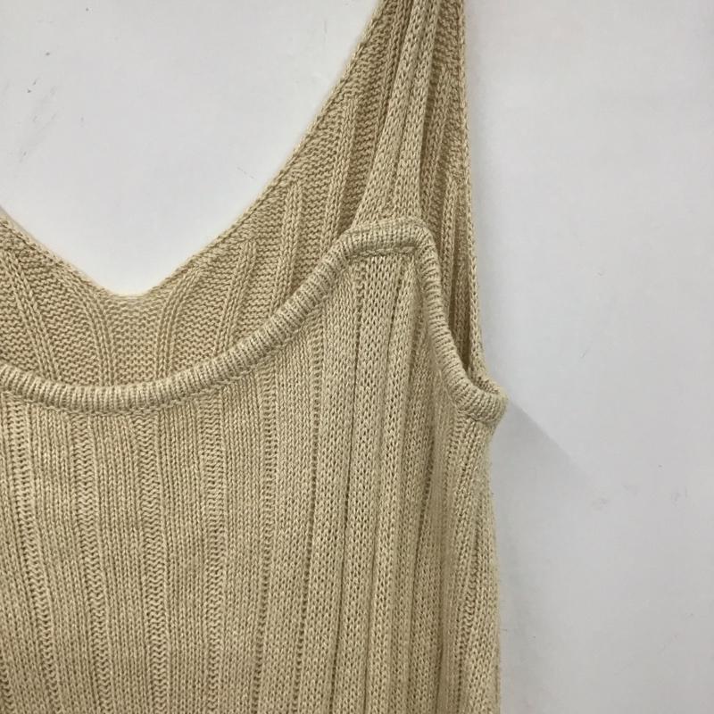 ジーナシス JEANASIS ワンピース ロングスカート FREE 無地 ベージュ / ベージュ /  レディース USED 古着 中古 10128915