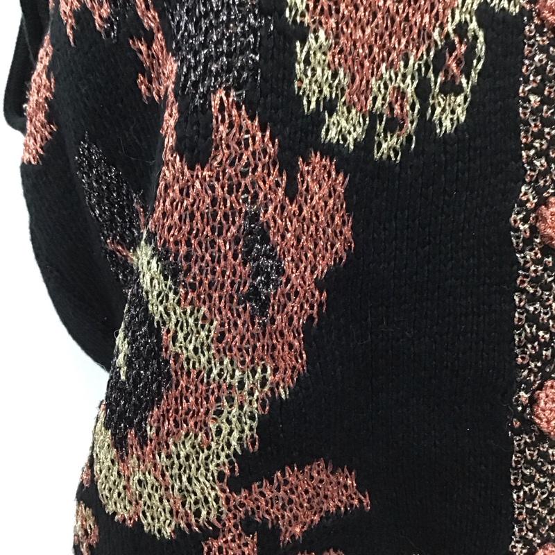 ザラ ZARA ベスト ベスト ベスト ニット ノースリーブカットソー 前開き M 総柄 マルチカラー / マルチカラー /  レディース USED 古着 中古 10113827