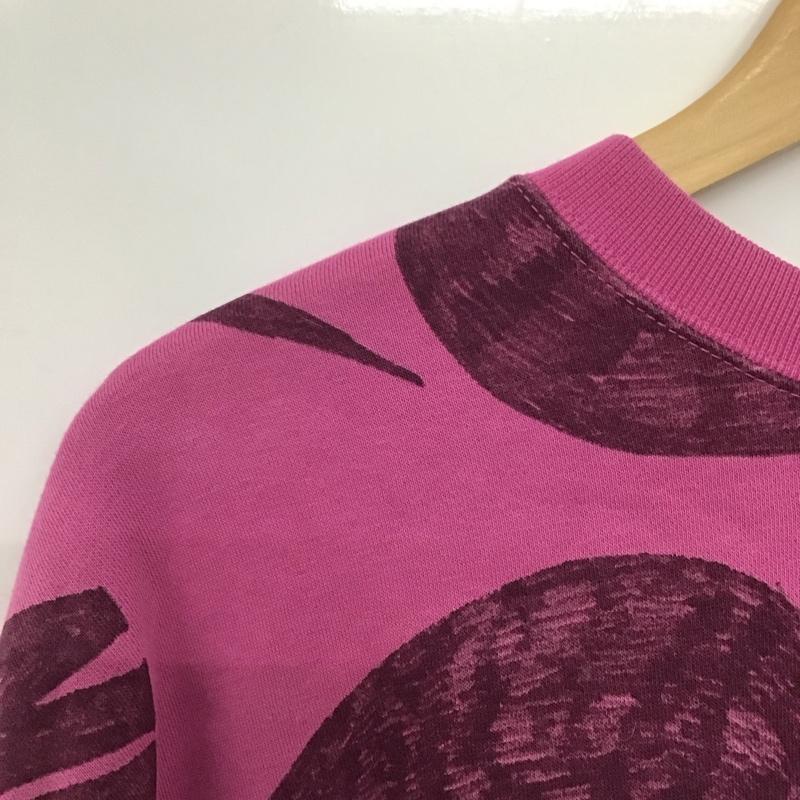 ナイキ NIKE トレーナー 長袖 cj2053-691 総柄スウェット 長袖トレーナー M ロゴ、文字 桃 / ピンク /  レディース USED 古着 中古 10142651