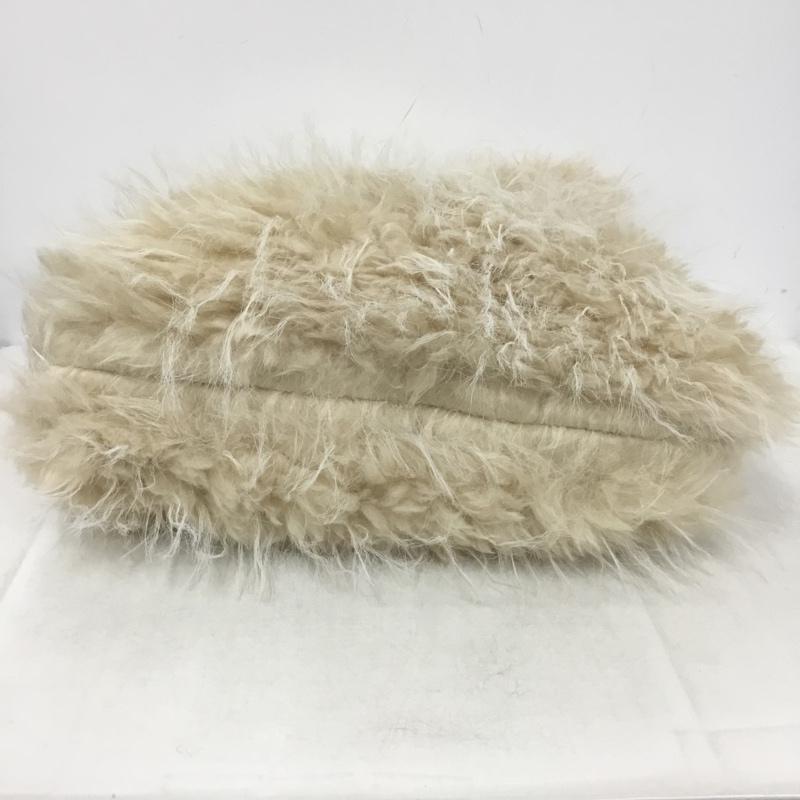 カスタネ Kastane ショルダーバッグ ショルダーバッグ ロングファーバッグ フェイクファー 無地 アイボリー / アイボリー /  レディース USED 古着 中古 10142841