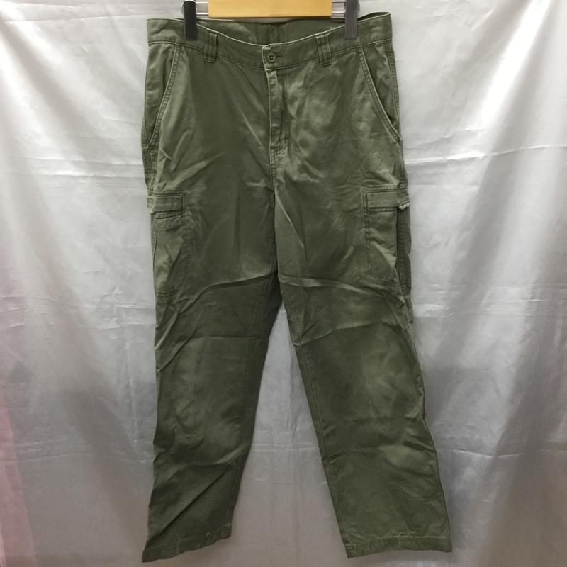 エルエルビーン L.L.Bean パンツ ワークパンツ、ペインターパンツ ミリタリーパンツ ワイドパンツ カジュアルパンツ ストレートパンツ 33インチ 無地 カーキ / カーキ /  メンズ USED 古着 中古 10116118