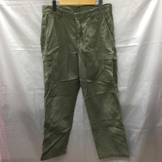 エルエルビーン L.L.Bean パンツ ワークパンツ、ペインターパンツ ミリタリーパンツ ワイドパンツ カジュアルパンツ ストレートパンツ 33インチ 無地 カーキ / カーキ /  メンズ USED 古着 中古 10116118