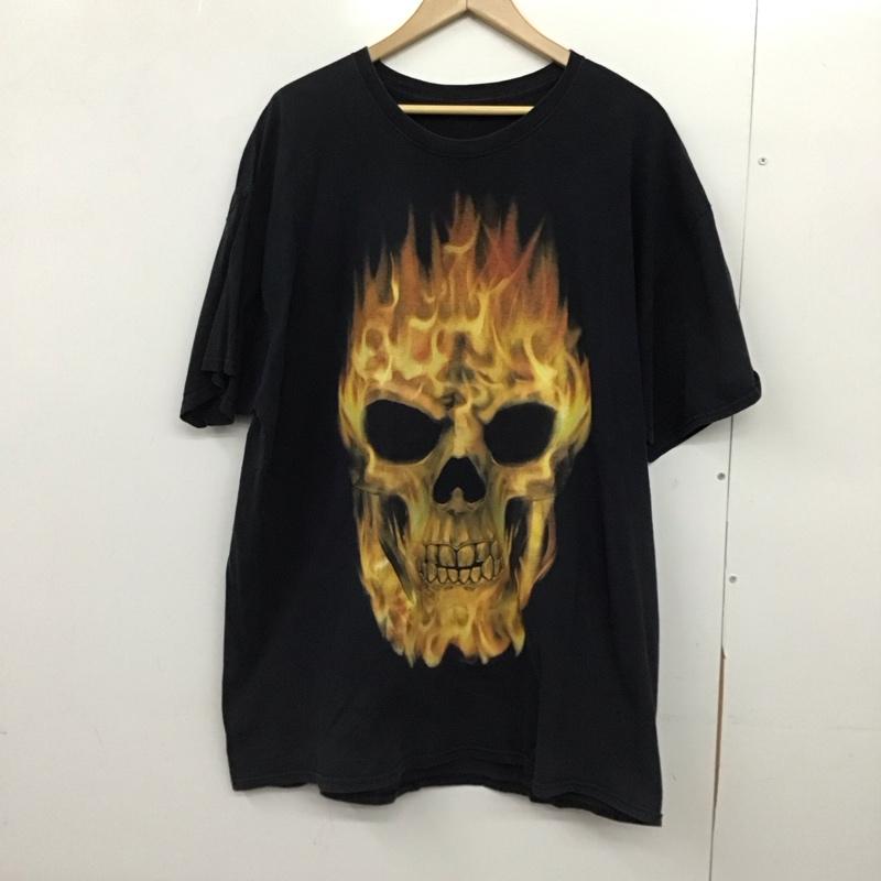 古着 USED Tシャツ 半袖 半袖カットソー プリントTシャツ クルーネックカットソー プリント ダークグレー / ダークグレー /  メンズ USED 古着 中古 10147272