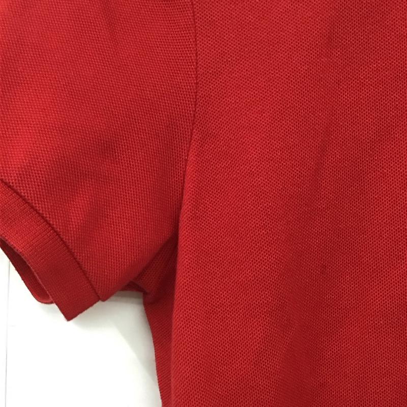 ラルフローレン RALPHLAUREN ポロシャツ 半袖 L 無地 赤 / レッド /  レディース USED 古着 中古 10131749