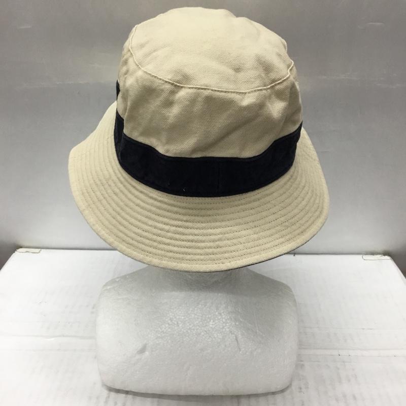 ラコステ LACOSTE 帽子 ハット バケットハット リバーシブル ワンポイント 紺 / ネイビー / X ベージュ / ベージュ /  メンズ USED 古着 中古 10107892