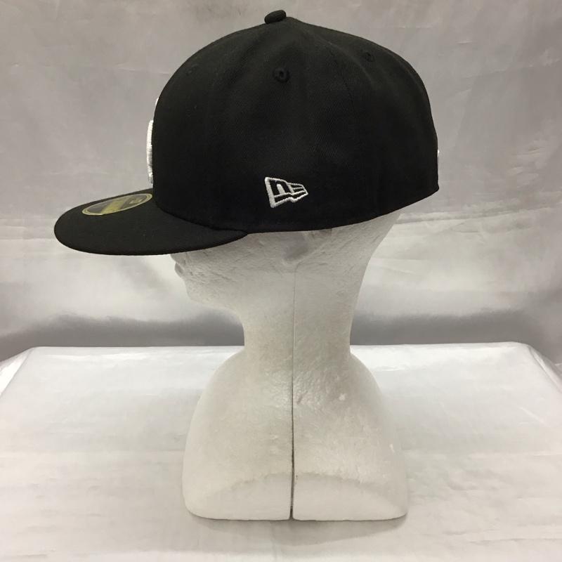ニューエラ NEW ERA 帽子 キャップ LA 59FIFTY ロサンゼルスドジャース ロゴ、文字 黒 / ブラック /  メンズ USED 古着 中古 10121074