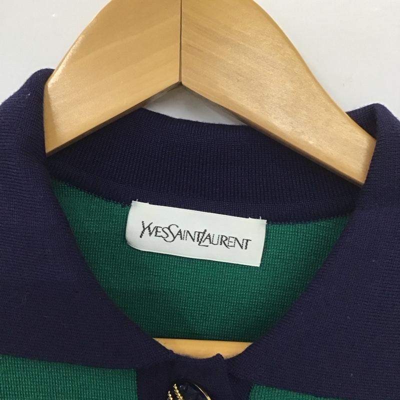 イヴサンローラン Yves Saint Laurent ニット、セーター 長袖 M 無地 緑 / グリーン /  レディース USED 古着 中古 10131123