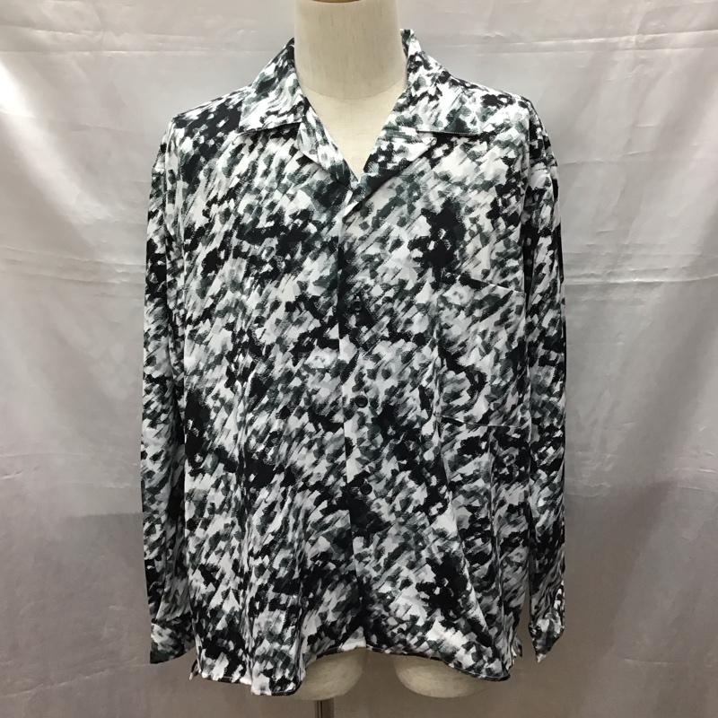 ハレ HARE シャツ、ブラウス 長袖 長袖シャツ カラーシャツ ポケットシャツ 長袖カットソー プリントシャツ L プリント マルチカラー / マルチカラー /  メンズ USED 古着 中古 10118394