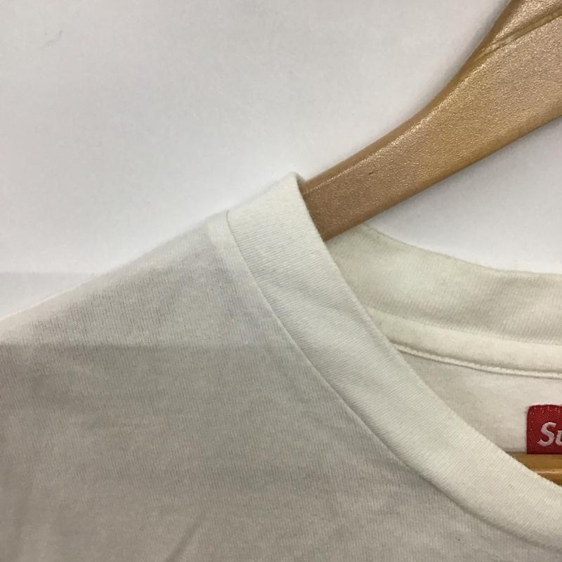シュプリーム Supreme Tシャツ 半袖 半袖カットソー プリントTシャツ クルーネックカットソー L ロゴ、文字 白 / ホワイト /  メンズ USED 古着 中古 10141371