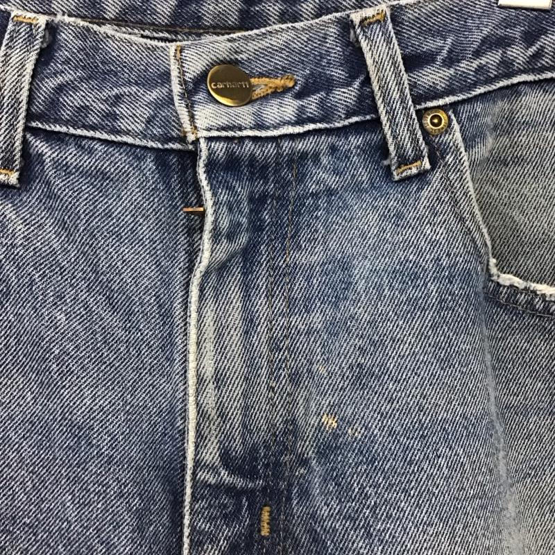 カーハート Carhartt パンツ デニム、ジーンズ 無地 水色 / ライトブルー /  メンズ USED 古着 中古 10145763