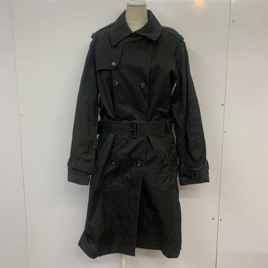 ジャーナルスタンダード JOURNAL STANDARD コート トレンチコート 無地 黒 / ブラック /  レディース USED 古着 中古 10041560