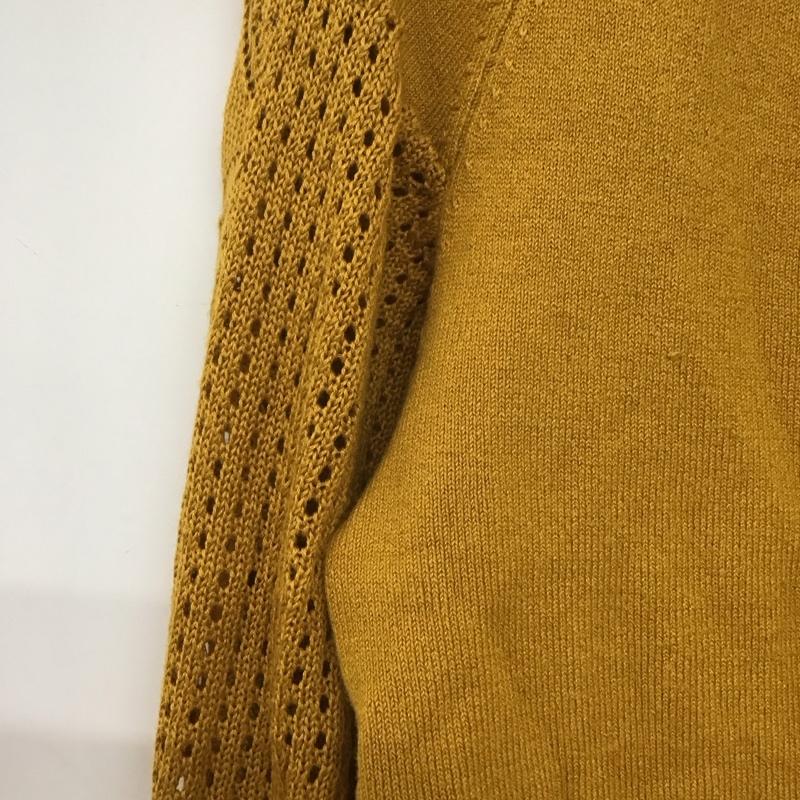 スライ SLY ニット、セーター 長袖 030ASW70-0270 TASSEL LACY HG TOPS ニットトップス FREE 無地 マスタード / マスタード /  レディース USED 古着 中古 10140055