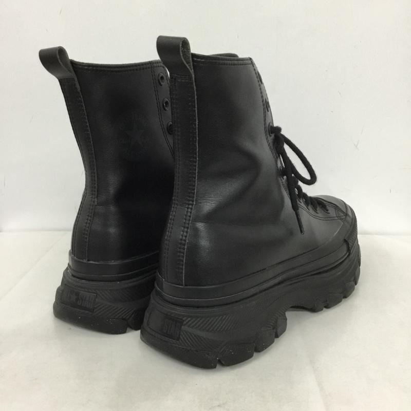 コンバース CONVERSE スニーカー スニーカー 1SD544 ALL STAR TREKWAVE SL SHIN-HI 厚底 27.5cm 箱有 27.5cm ロゴ、文字 黒 / ブラック /  メンズ USED 古着 中古 10142069