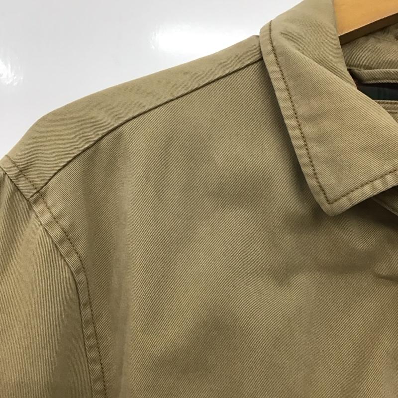 ポロラルフローレン POLO RALPH LAUREN ジャケット、上着 ジャケット、ブレザー ジップアップジャケット アウター 古着 S ロゴ、文字 ベージュ / ベージュ /  メンズ USED 古着 中古 10139707