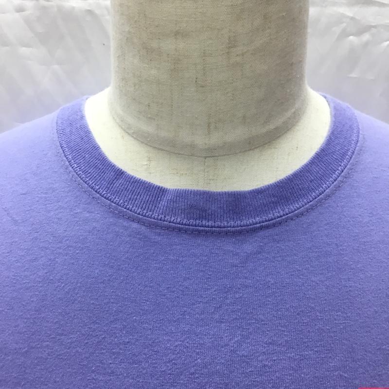 ハフ HUF Tシャツ 半袖 半袖カットソー プリントTシャツ クルーネックカットソー M ロゴ、文字 紫 / パープル /  メンズ USED 古着 中古 10112306