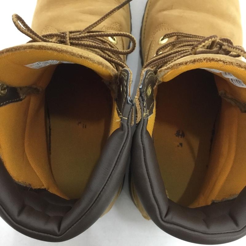 ティンバーランド Timberland ブーツ ショートブーツ 37578 アルバーン 6インチ レースアップ ウォータープルーフブーツ 26.5cm 26.5cm ワンポイント ベージュ / ベージュ /  メンズ USED 古着 中古 10140926