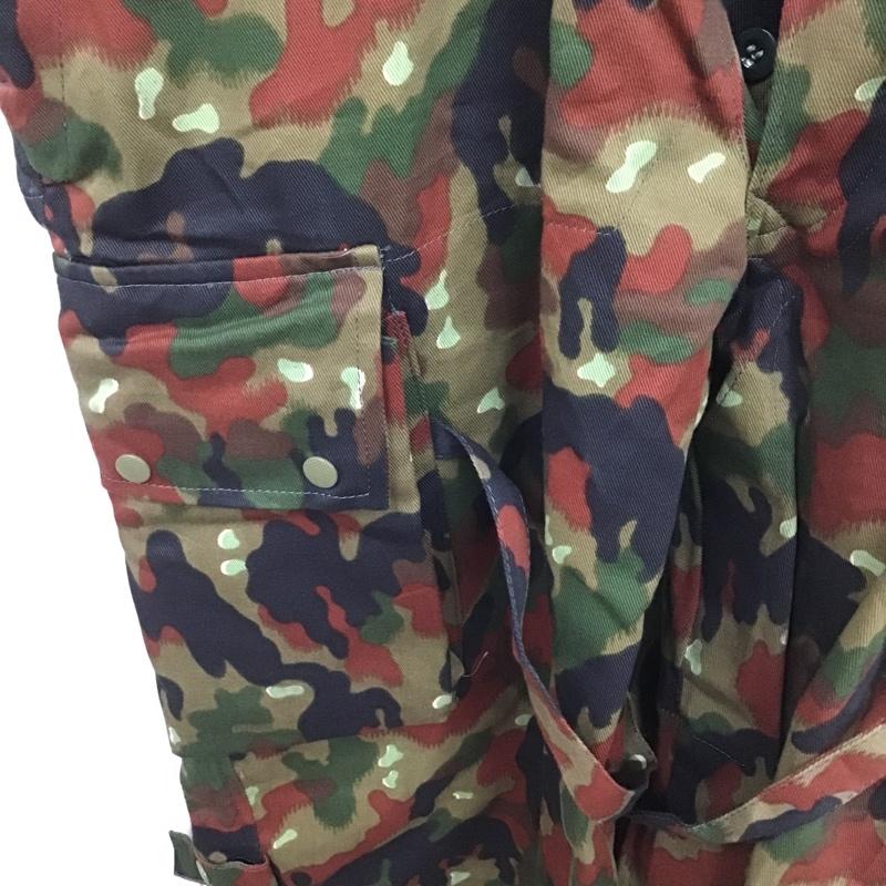 古着 USED サロペット・オーバーオール サロペット、オーバーオール ミリタリー スイス軍 アルペンカモ カモフラージュ柄・迷彩 マルチカラー / マルチカラー /  メンズ USED 古着 中古 10105673