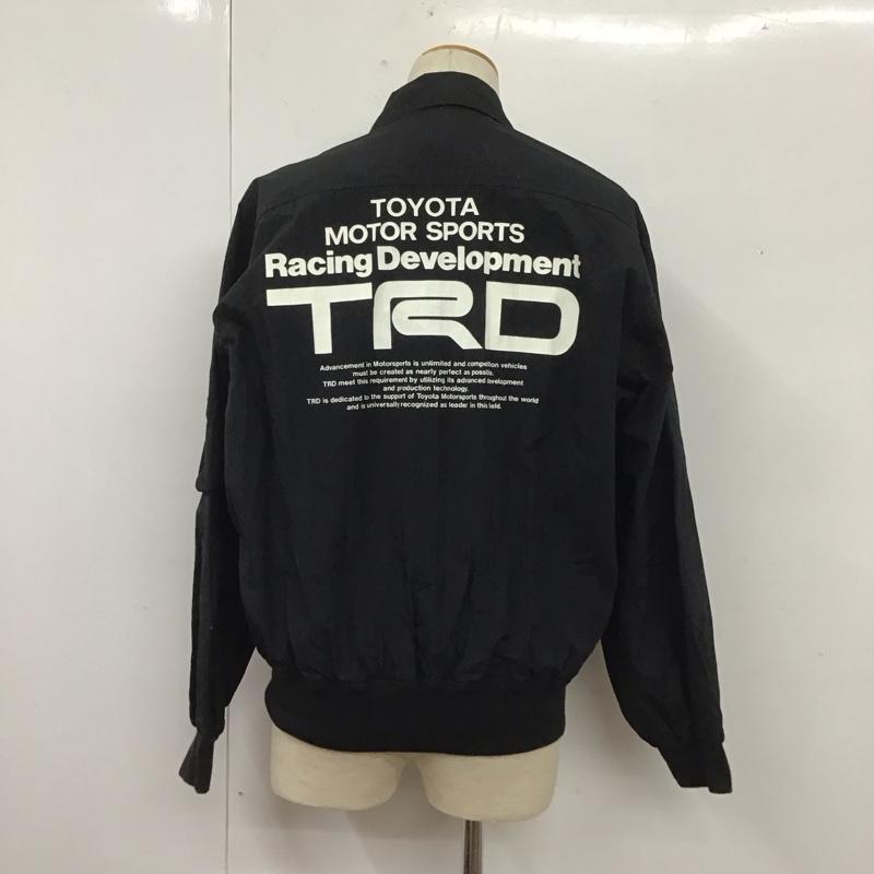 古着 USED ジャケット、上着 ジャンパー、ブルゾン TRD TOYOTAレーシングジャケット ジップアップジャケット 古着 ナイロンジャケット 90s L ロゴ、文字 黒 / ブラック /  メンズ USED 古着 中古 10109085