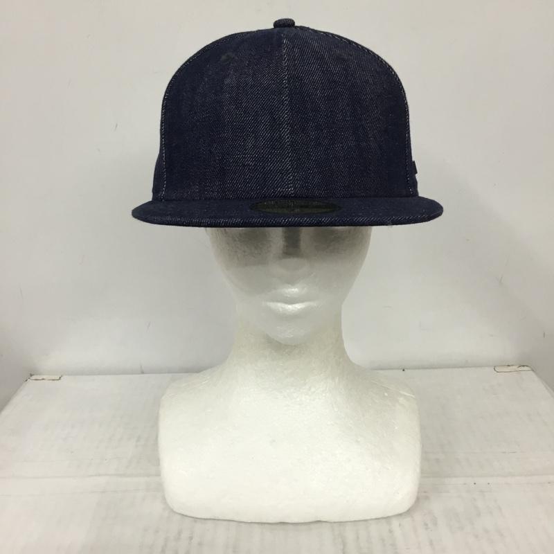 ニューエラ NEW ERA 帽子 キャップ 59FIFTY 59.6cm デニム ワンポイント インディゴ / インディゴ /  メンズ USED 古着 中古 10109914