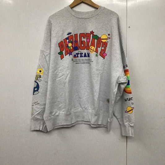 パラグラフ Paragraph トレーナー 長袖 無地 灰 / グレー /  メンズ USED 古着 中古 10142150