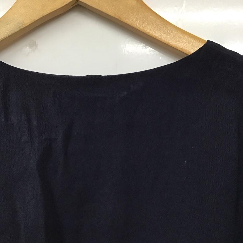 ザラ ZARA ワンピース ロングスカート M 無地 紺 / ネイビー /  レディース USED 古着 中古 10128874