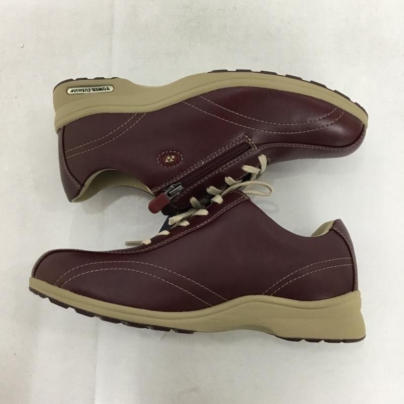 ヨネックス YONEX スニーカー スニーカー SHW-LC30 パワークッション 22.5cm ウォーキングシューズ 22.5cm ロゴ、文字 えんじ / ワインレッド /  レディース USED 古着 中古 10147932